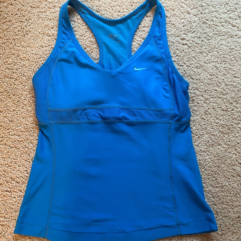 Nike blue Razorback tank top